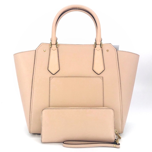 2PCS Michael Kors Hayes Tote Wallet Charms Set - Picture 4 of 8